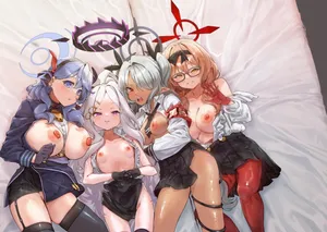 [Mori no Michi (Mori Sinrisk)] Sei no Midare wa Fuuki no Midare (Blue Archive) [Digital][中国翻訳]