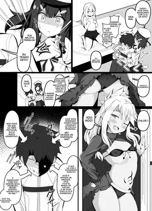 [Corundum] Mechakucha Yasashii Chloe Onee-chan (Fate/Grand Order) [Portuguese-BR]