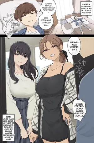 [Wakamatsu] Keitai Choushin Onee-san-tachi ni Shinkyo o Yaribeya ni Sareru Hanashi | Unas Onee-sans Altas y Tetonas Transformaron mi Nueva Casa en un Calabozo Sexual [Spanish]